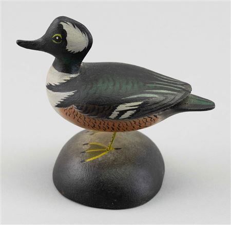 MINIATURE HOODED MERGANSER DRAKE
