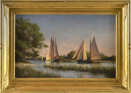 River's Way by Donald W Demers - Auction record, sale price, and art valuation. Compare with similar artists and explore comparable artworks.