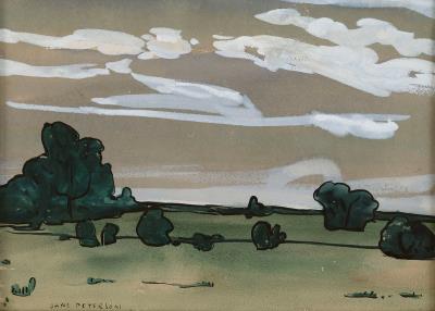 Stand of trees and shrubbery