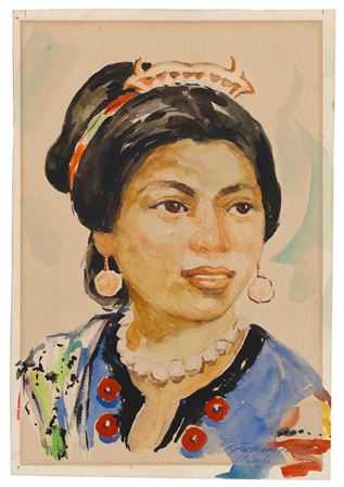 Portrait of a young woman