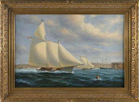 Sailing off New York