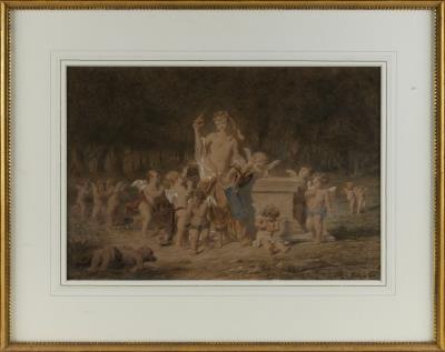 Ceres with putti