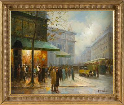 Parisian street scene