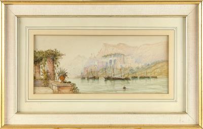 Mediterranean river scene