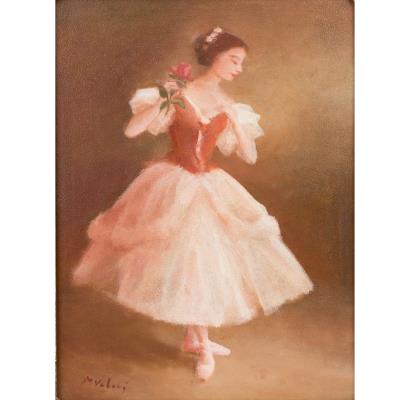 Ballerina with Rose