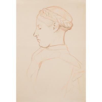 Profile Study of a Young Woman
