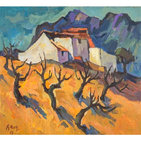 Farmstead with trees in Andalusia