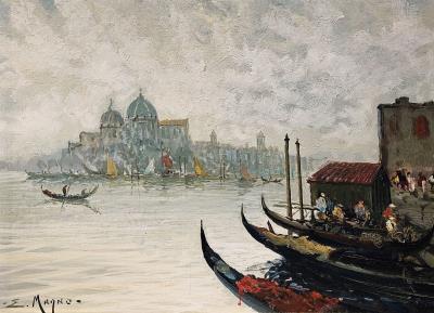 Controluce a Venezia by Eugenio Magno - Auction record, sale price, and art valuation. Compare with similar artists and explore comparable artworks.