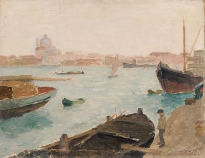 Canale della Giudecca by Pio Semeghini - Auction record, sale price, and art valuation. Compare with similar artists and explore comparable artworks.
