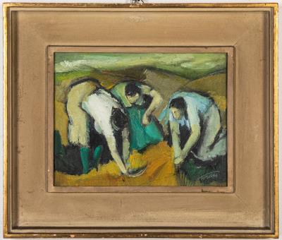 Reapers by Guido Tavagnacco - Auction record, sale price, and art valuation. Compare with similar artists and explore comparable artworks.