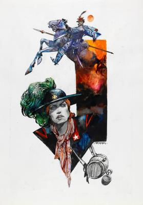 Women Warriors by Sergio Toppi - Auction record, sale price, and art valuation. Compare with similar artists and explore comparable artworks.