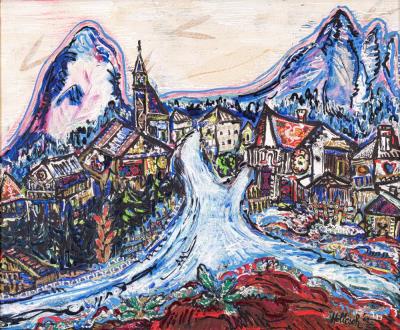 Cortina d'Ampezzo by Carlo Hollesch - Auction record, sale price, and art valuation. Compare with similar artists and explore comparable artworks.