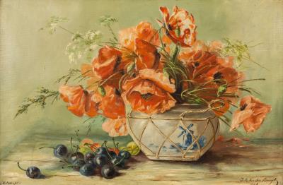 Poppies and Cherries