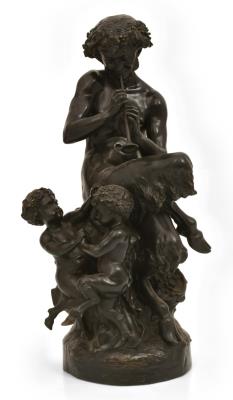 Satyr with Putti