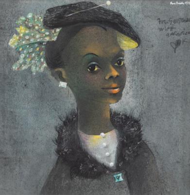 For Gertrude with Affection by Karl Priebe - Auction record, sale price, and art valuation. Compare with similar artists and explore comparable artworks.