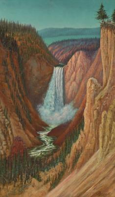 The Grand Canyon from Lookout Point, Yellowstone National Park