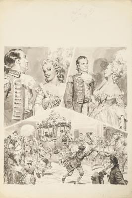 Joseph Balsamo - Plate 40 by Raymond Poivet - Auction record, sale price, and art valuation. Compare with similar artists and explore comparable artworks.