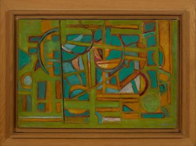 Composition vert orange
