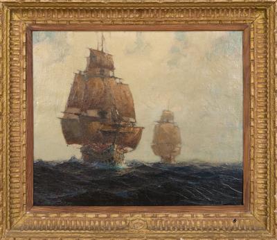 Sea, two sailboats by Henri Miloch - Auction record, sale price, and art valuation. Compare with similar artists and explore comparable artworks.