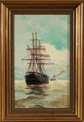 Sailing boat by Raphael Monleon Y Torres - Auction record, sale price, and art valuation. Compare with similar artists and explore comparable artworks.