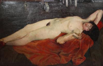 Reclining Nude by Robert Crommelynck - Auction record, sale price, and art valuation. Compare with similar artists and explore comparable artworks.
