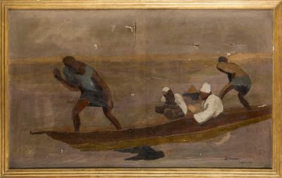 Pirogue in Madagascar