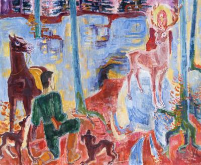 Hubertus in the quarry - 1945