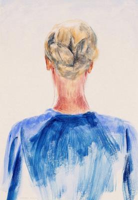 Dagny from behind by Olaf Gulbransson - Auction record, sale price, and art valuation. Compare with similar artists and explore comparable artworks.