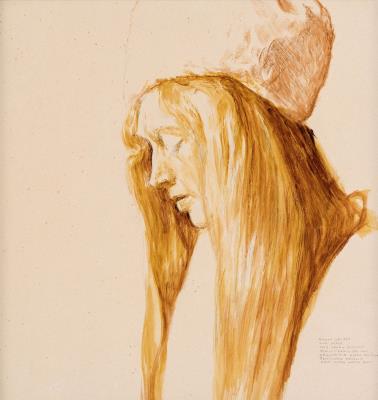 Dagny suffers and reads and learns English... by Olaf Gulbransson - Auction record, sale price, and art valuation. Compare with similar artists and explore comparable artworks.
