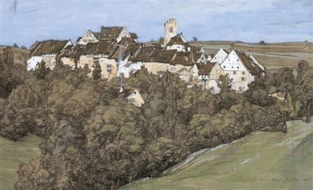 View of Blumenfeld in the Hegau
