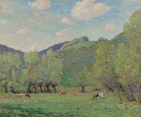 Spring Cows, Vermont