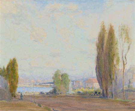 Looking Toward a River