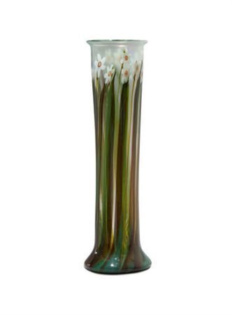 'Narcissus' Paperweight Glass Vase