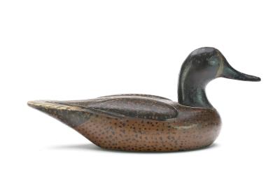 Bluewing Teal with Relief Wing Carving