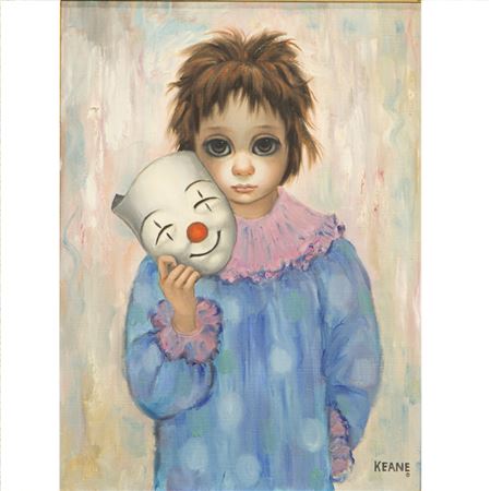 Girl with a Clown Mask, 1962