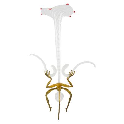 Blown trumpet form vessel