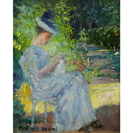 Untitled (Sewing in the Garden)