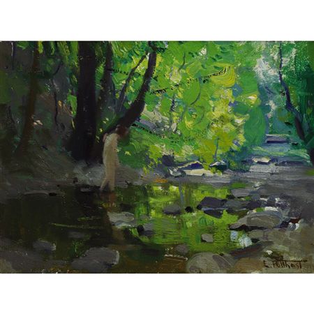 Untitled (Nude in a Stream)