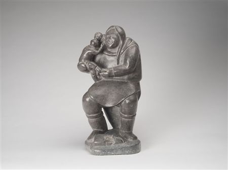 Woman and Children by Jimmy Inaruli Arnamissak - Auction record, sale price, and art valuation. Compare with similar artists and explore comparable artworks.