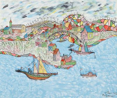 L'Anse enchantée by Arthur Villeneuve - Auction record, sale price, and art valuation. Compare with similar artists and explore comparable artworks.