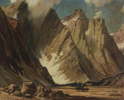 Sawback Range by Alfred Crocker Leighton - Auction record, sale price, and art valuation. Compare with similar artists and explore comparable artworks.