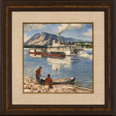 Sketch for Distributor at Fort Norman