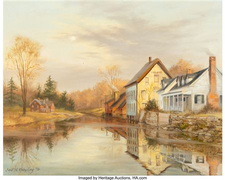 Mill Pond, Londonderry, Vermont, 1976