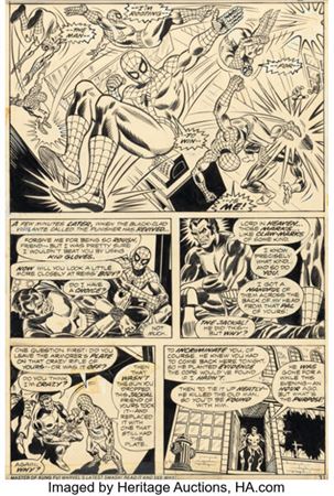 Ross Andru, Frank Giacoia, and Dave Hunt The Amazing Spider-Man #129 Punisher First Appearance Issue Story Page 18...