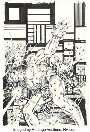 Barry Windsor-Smith Marvel Comics Presents #82 Wolverine / Weapon X Cover Original Art (Marvel, 1991).... by Barry Windsor-Smith - Auction record, sale price, and art valuation. Compare with similar artists and explore comparable artworks.