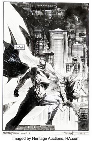 Sean Gordon Murphy Batman / Spawn #1 Variant Cover Original Art (DC, 2023).... by Sean Gordon Murphy - Auction record, sale price, and art valuation. Compare with similar artists and explore comparable artworks.