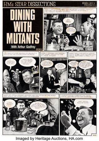 Drew Friedman Heavy Metal V8#1 Complete 1-Page Story Original Art (Heavy Metal, 1984)....