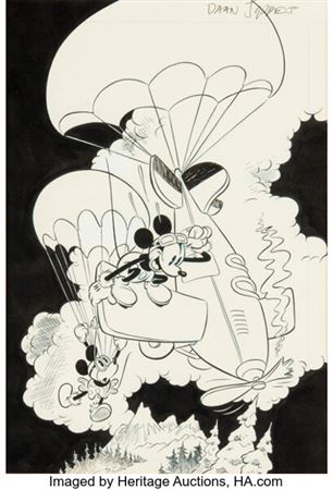 Daan Jippes Mickey Mouse #226 Cover Original Art (Gladstone, 1987).... by Daan Jippes - Auction record, sale price, and art valuation. Compare with similar artists and explore comparable artworks.