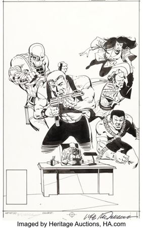 Luke McDonnell Suicide Squad #8 Cover Original Art (DC, 1987)....