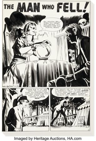 Paul Reinman Strange Tales #85 "The Man Who Fell" Complete 5-Page Story Original Art (Marvel, 1961).... (Total: 5 Original Art)